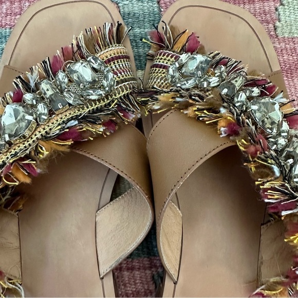 Crown vintage somaya rhinestone boho sandal - Picture 9 of 9
